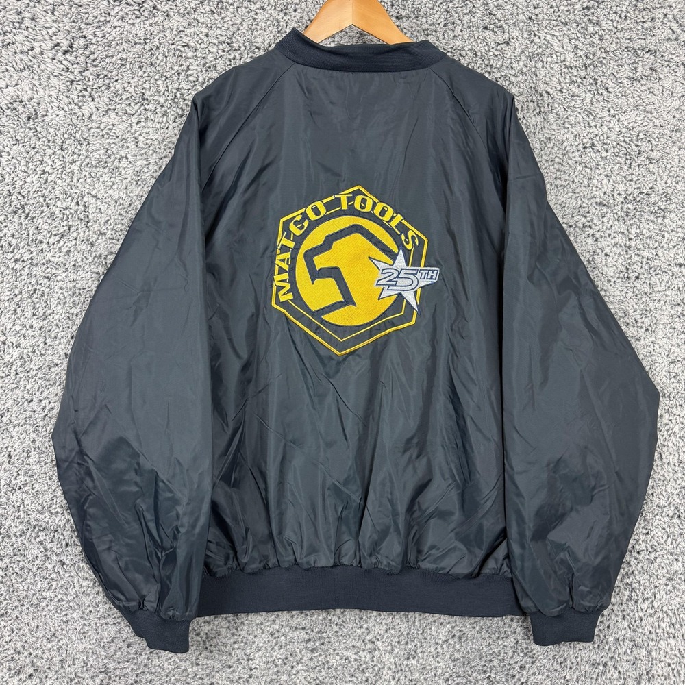 Matco Tools Jacket Mens 3XL Gray Nylon Bomber 25th Good As Gold Workwear XXXL